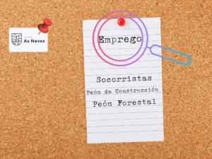 O Concello das Neves realiza procesos de selección para contratar socorristas, peóns forestais e peóns de construción