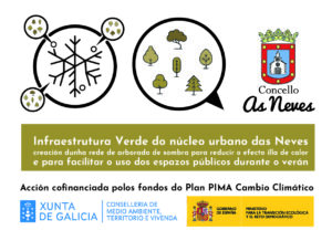 Infraestrutura Verde do núcleo urbano das Neves – creación dunha rede de arborado de sombra para reducir o efecto illa de calor e para facilitar o uso dos espazos públicos durante o verán