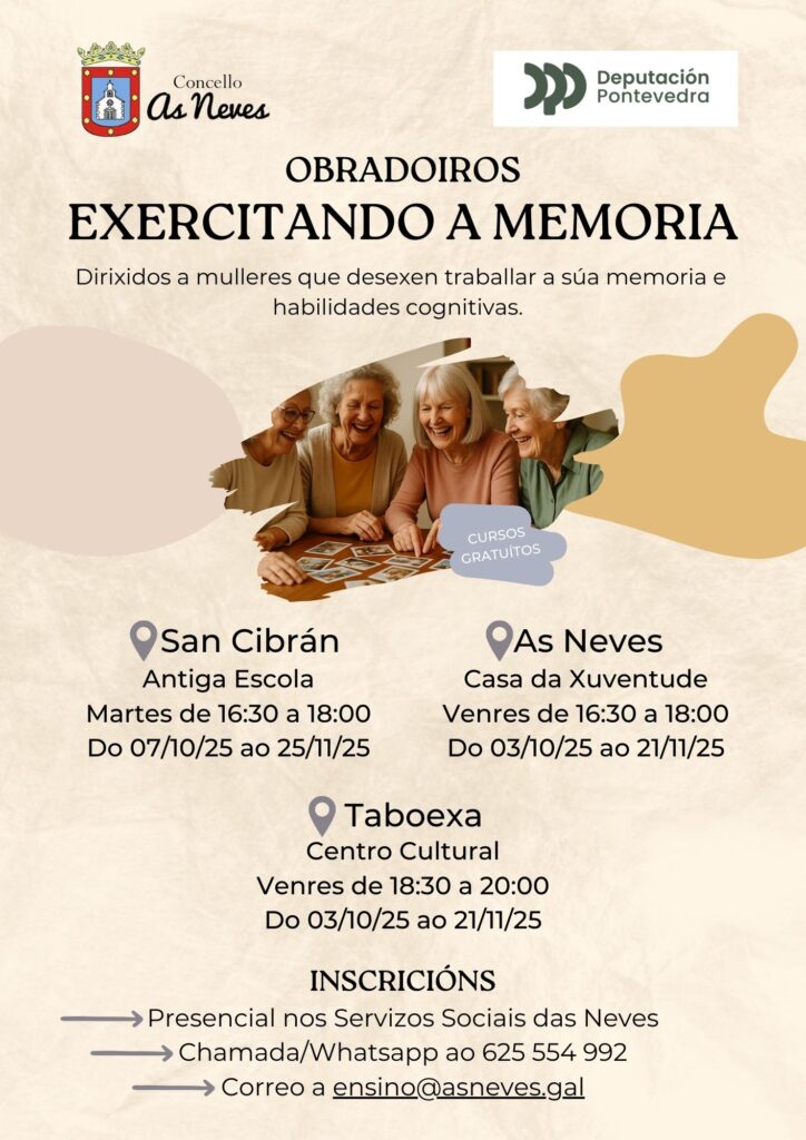 🧠 Obradoiros «Exercitando a memoria»